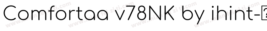 Comfortaa v78NK by ihint字体转换